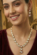 Meher Polki Elegance Set - Ruby Red