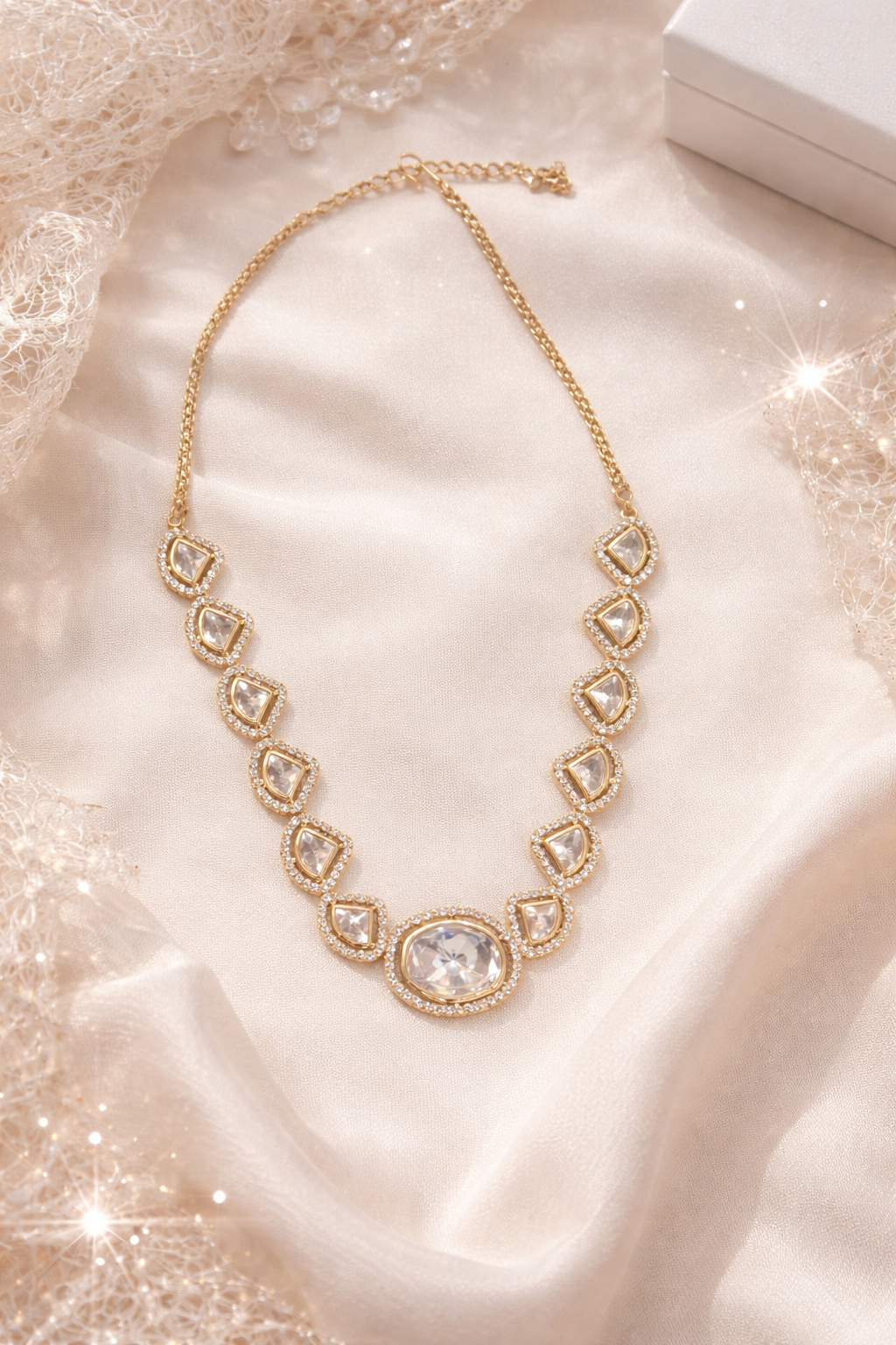 The Vanya Geometric Polki Set