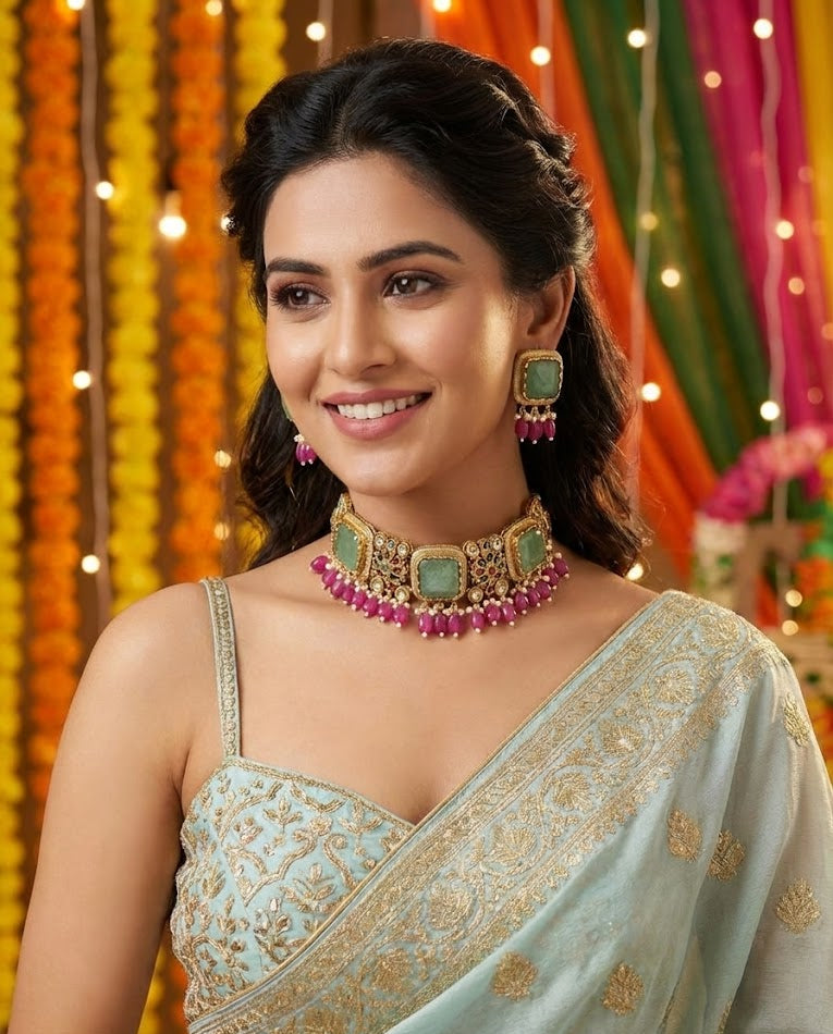 The Pista-Rani Heritage Choker Set